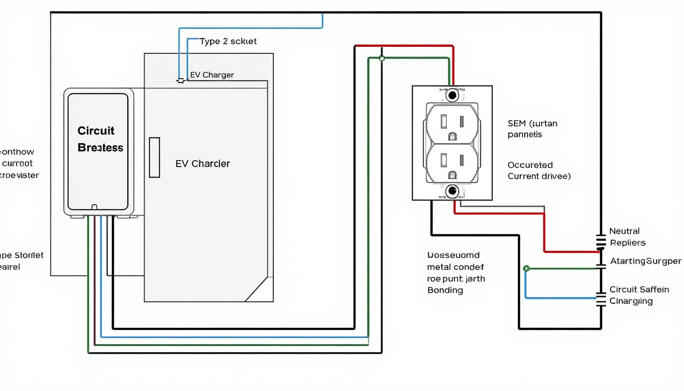 découvrez notre guide complet pour installer une prise pour voiture électrique, avec un schéma détaillé pour vous accompagner étape par étape dans votre installation.
